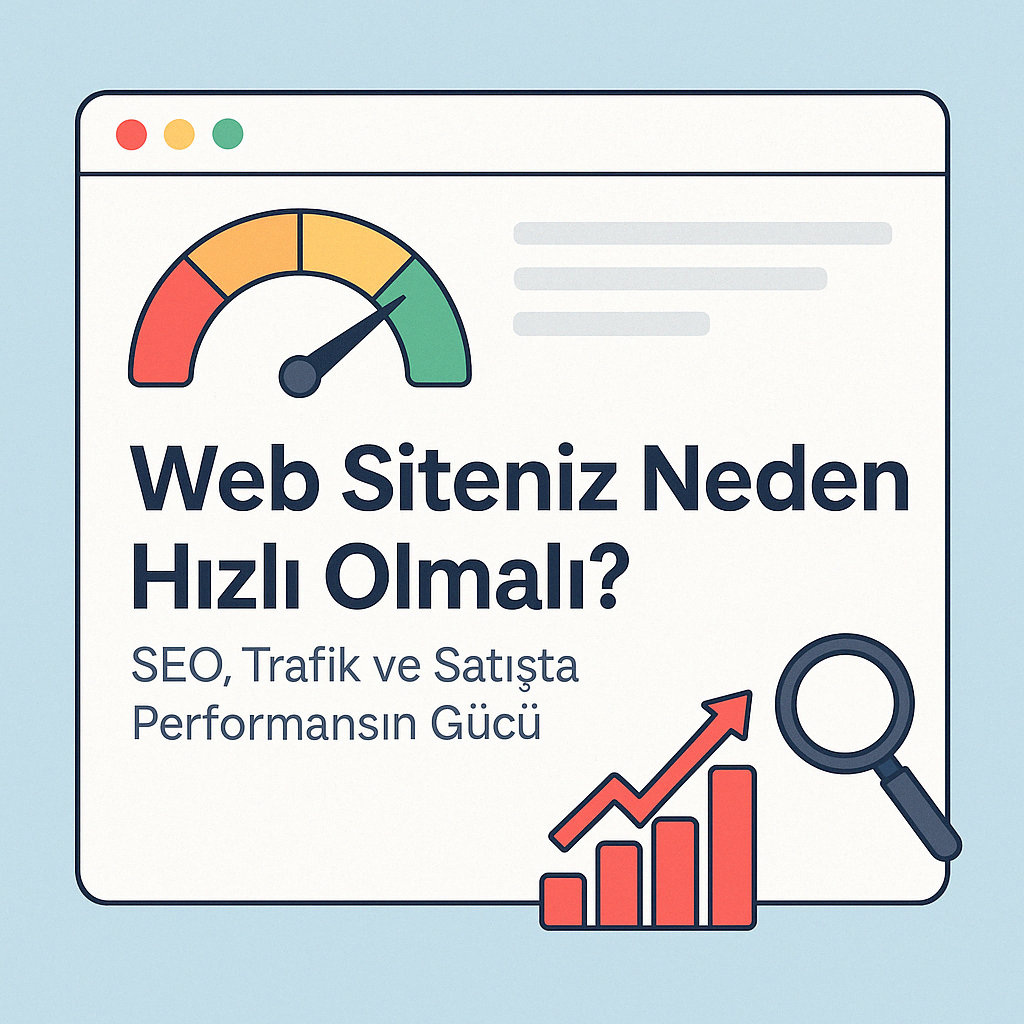 Web Sitesi Neden Hızlı Olmalı? Performansın SEO ve Satışlara Etkisi